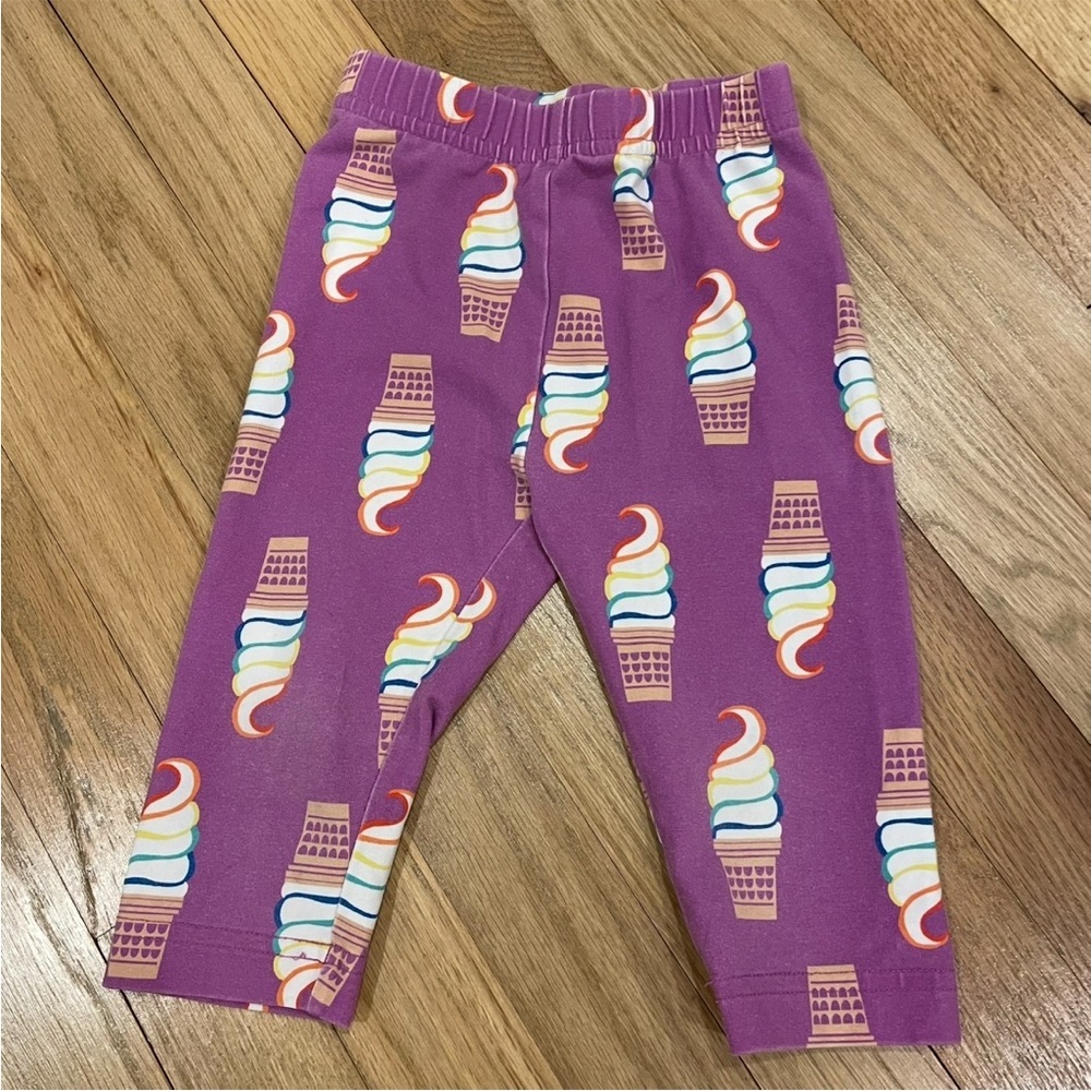 Hanna Andersson Ice Cream Print Capri Leggings